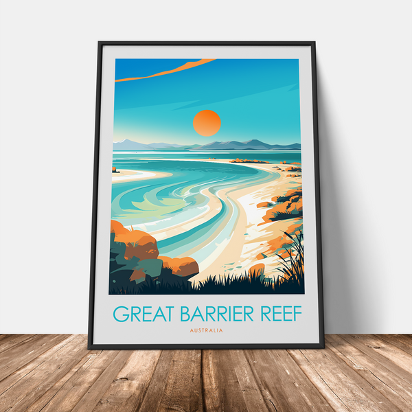 Great Barrier Reef Minimalist Print