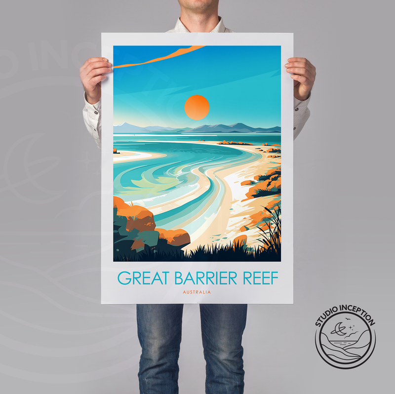 Great Barrier Reef Minimalist Print