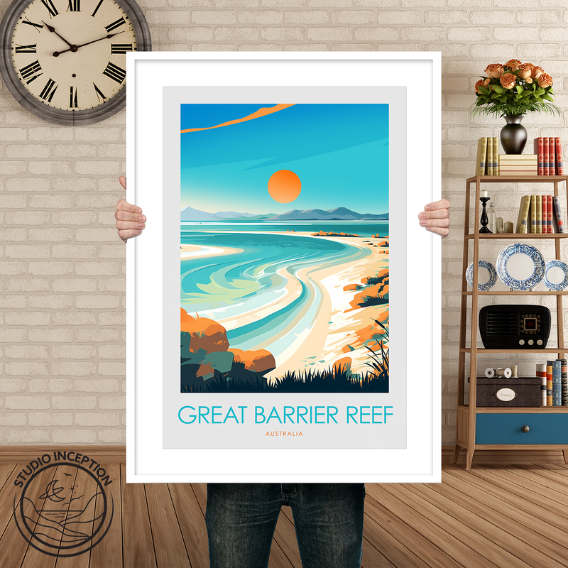 Great Barrier Reef Minimalist Print