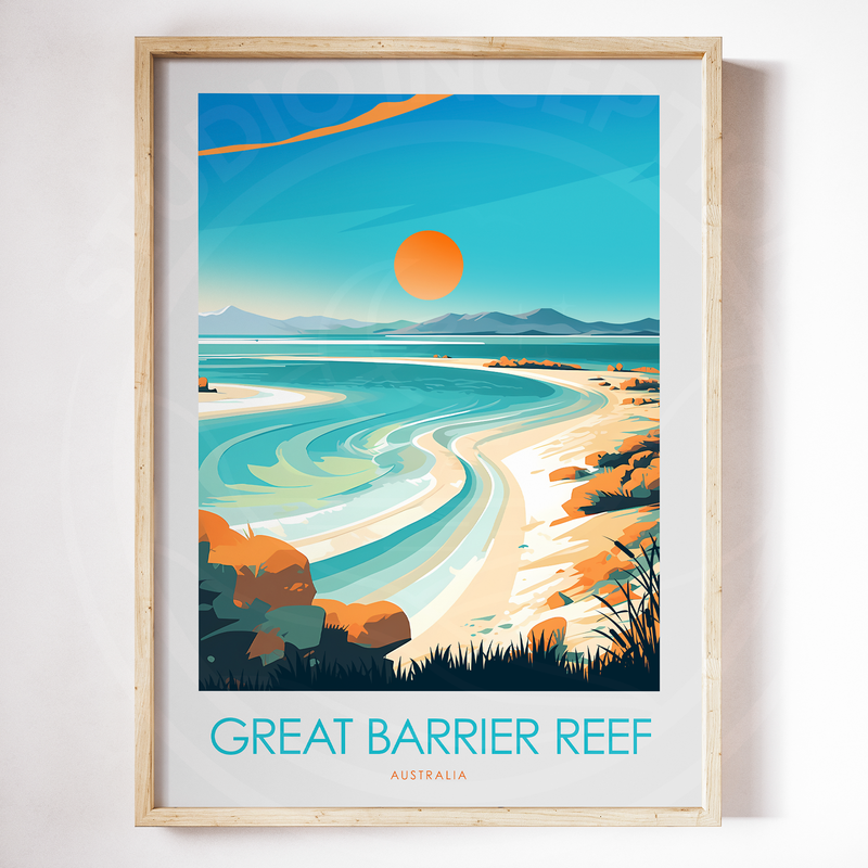 Great Barrier Reef Minimalist Print