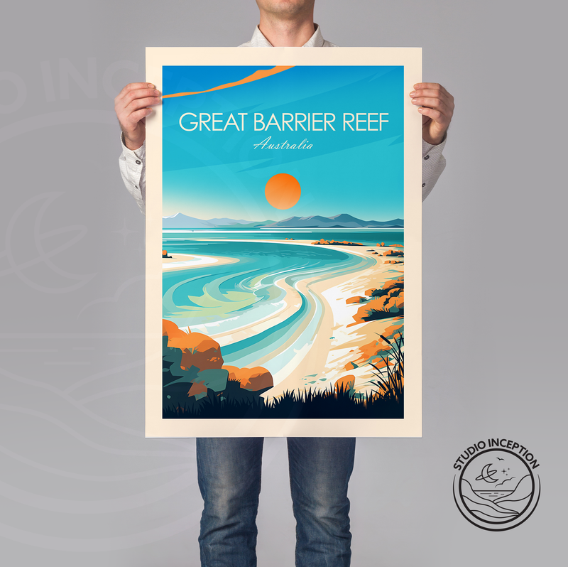 Great Barrier Reef Traditional Style Print