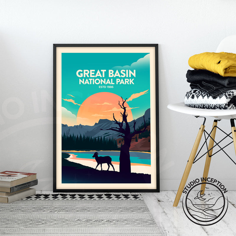 Great Basin National Park Traditional Style Print