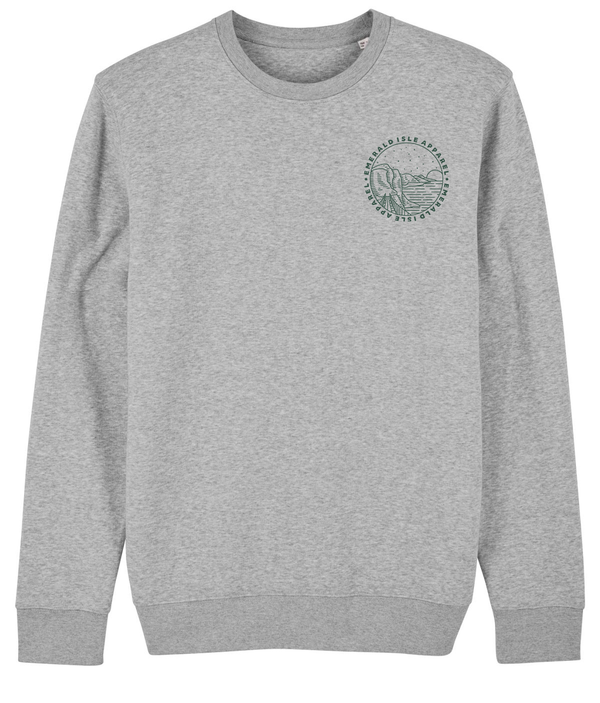 Heather Grey Emerald Isle Apparel Logo Sweatshirt