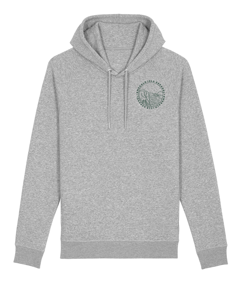 Grey Silent Valley Pullover Side Pocket Hoodie