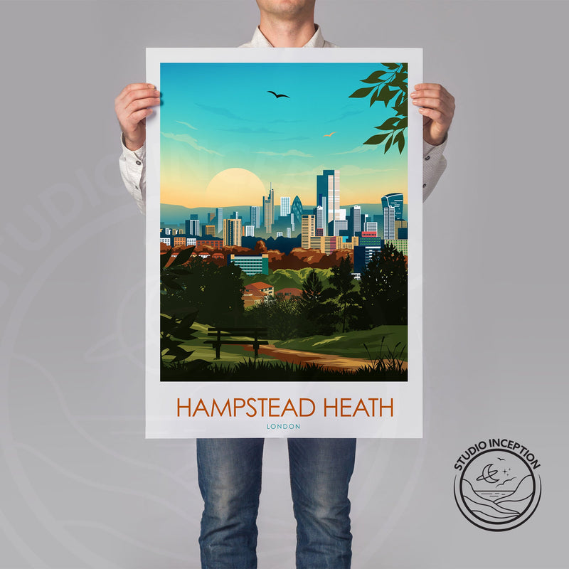 Hampstead Heath Minimalist Print