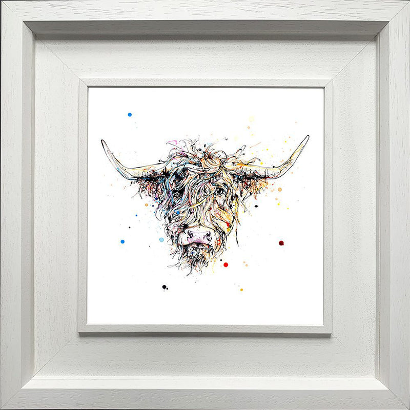 Harris - Highland Cow Print with Size and Framing Options