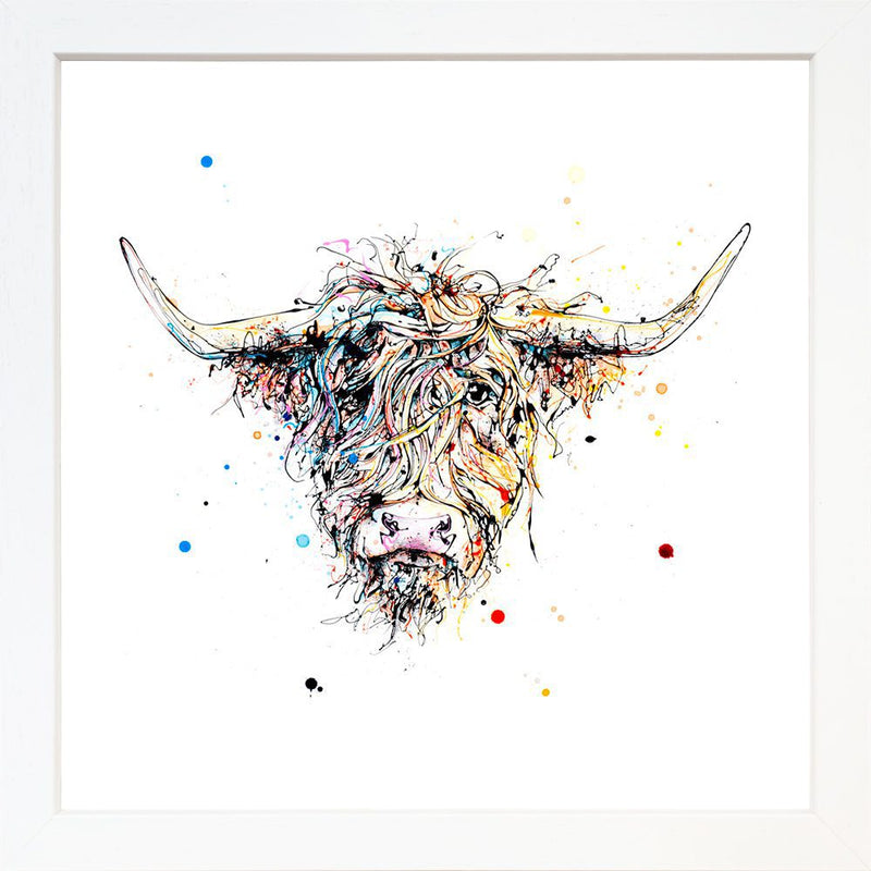 Harris - Highland Cow Print with Size and Framing Options