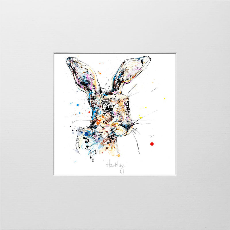 Hartley - Hare Print with Size and Presentation Options