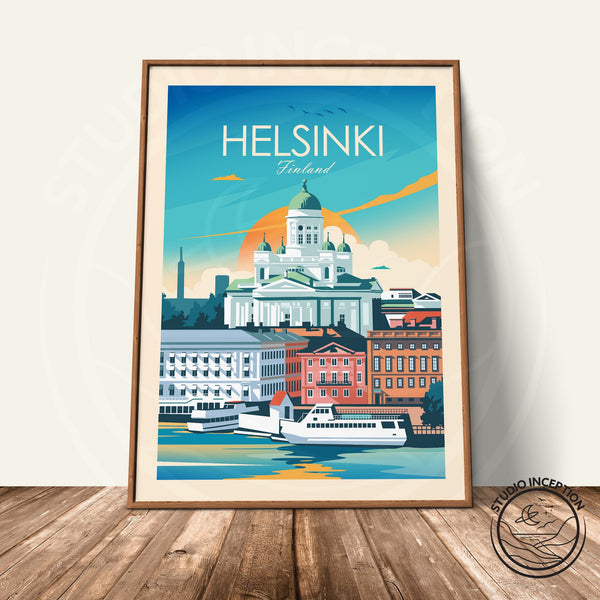 Helsinki Traditional Style Print