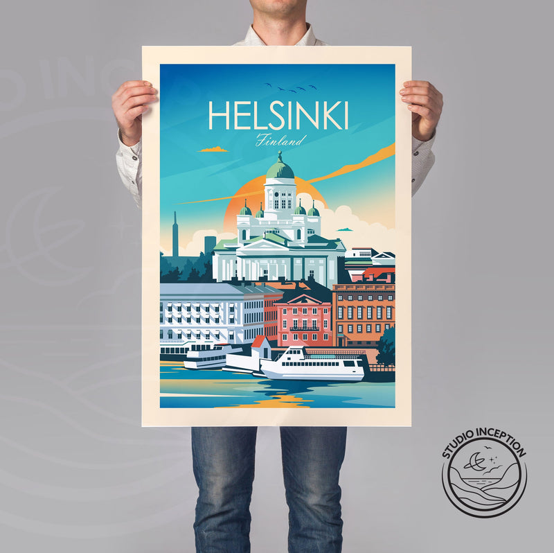 Helsinki Traditional Style Print