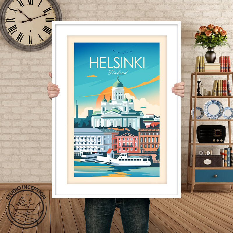 Helsinki Traditional Style Print