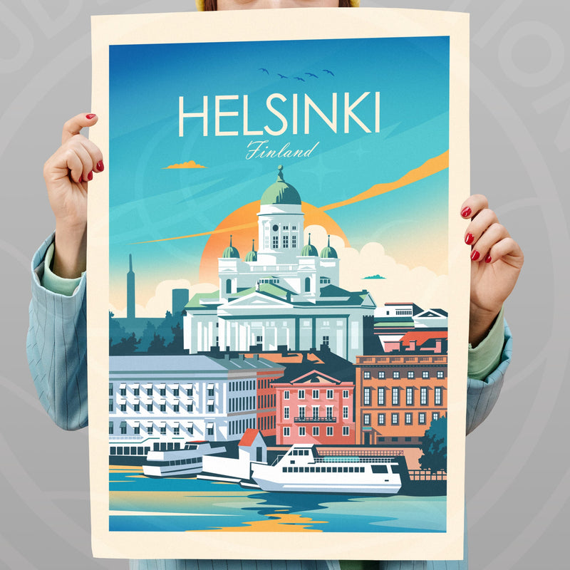 Helsinki Traditional Style Print