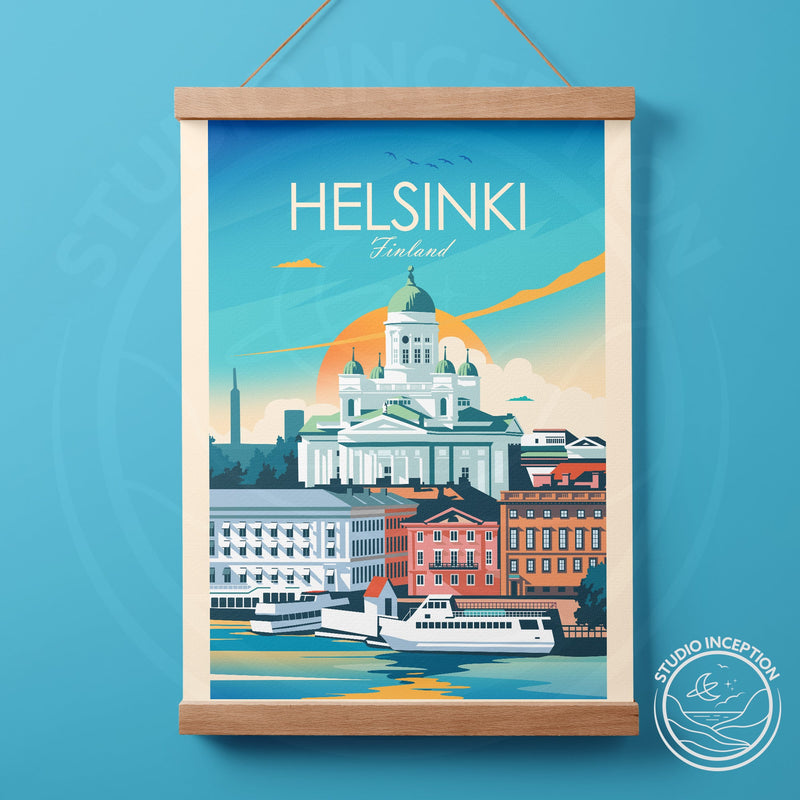 Helsinki Traditional Style Print