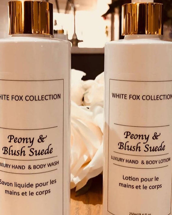 Peony & Blush Suede Luxury Hand & Body Cream 250ml