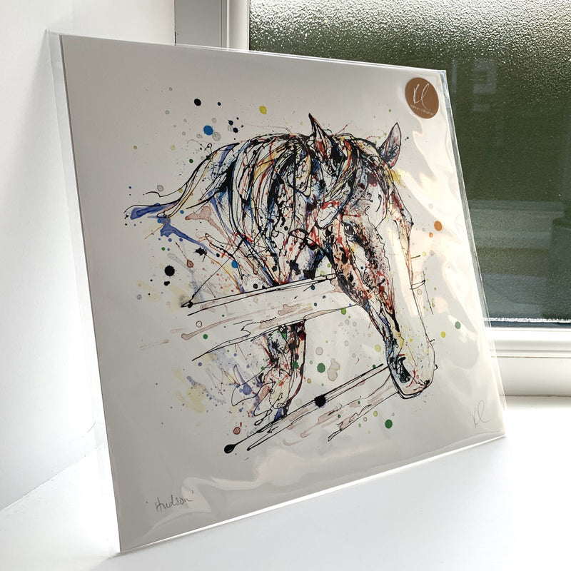 Hudson - Horse Print with Size and Framing Options