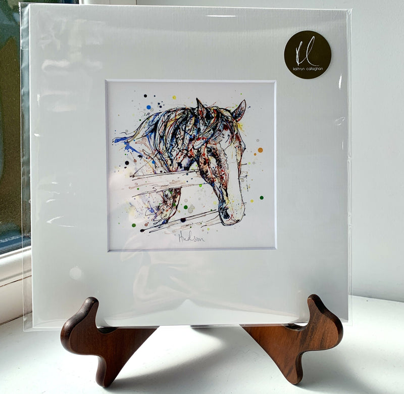 Hudson - Horse Print with Size and Framing Options