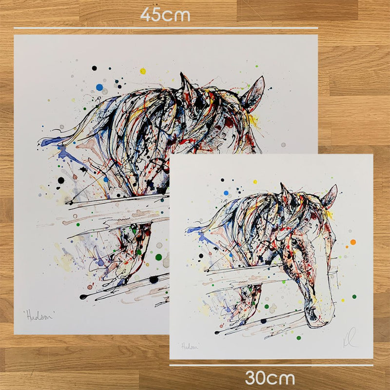 Hudson - Horse Print with Size and Framing Options