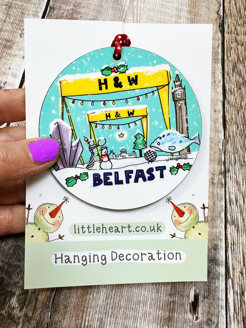 Belfast City Christmas Hanging Decoration