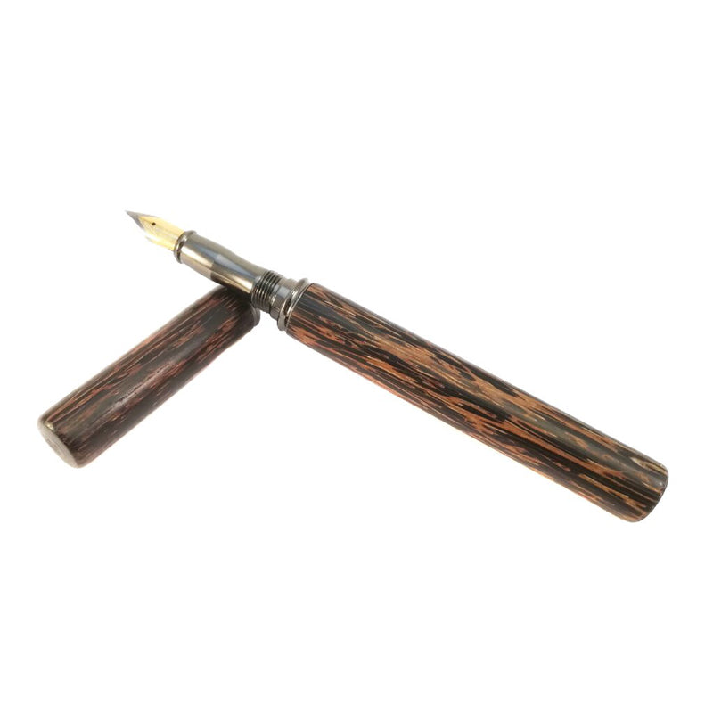 Black Palm wood fountain pen