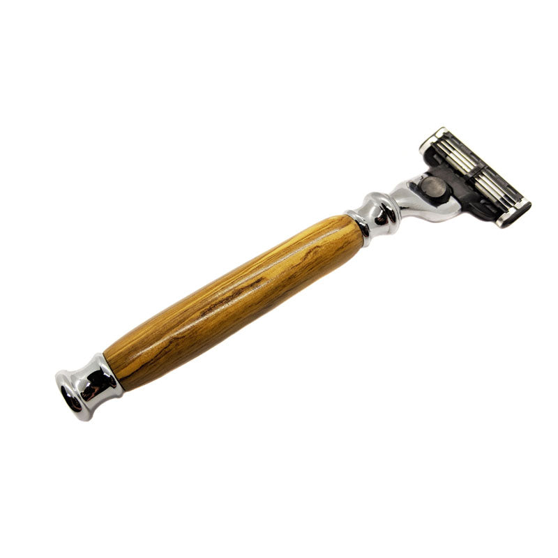 Bethlehem Olive wood Gillette mach3 razor