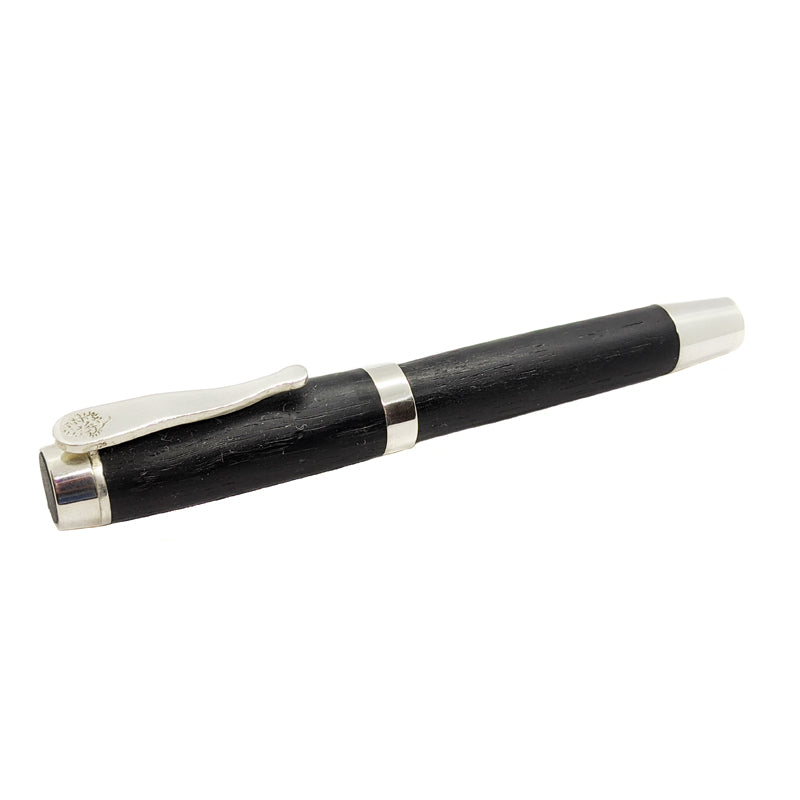 Sterling silver and Irish Bog Oak fountain pen