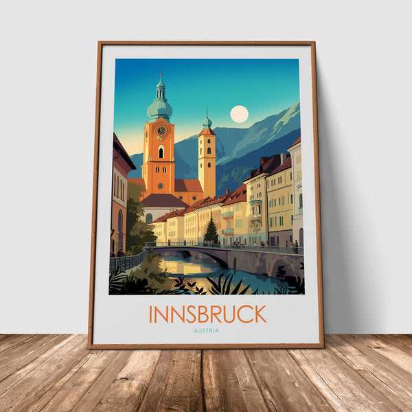 Innsbruck Minimalist Print