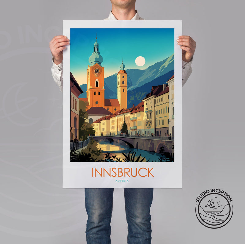 Innsbruck Minimalist Print