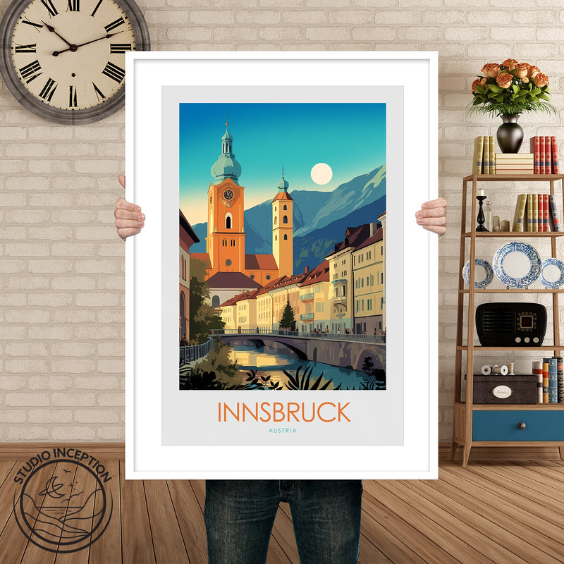 Innsbruck Minimalist Print