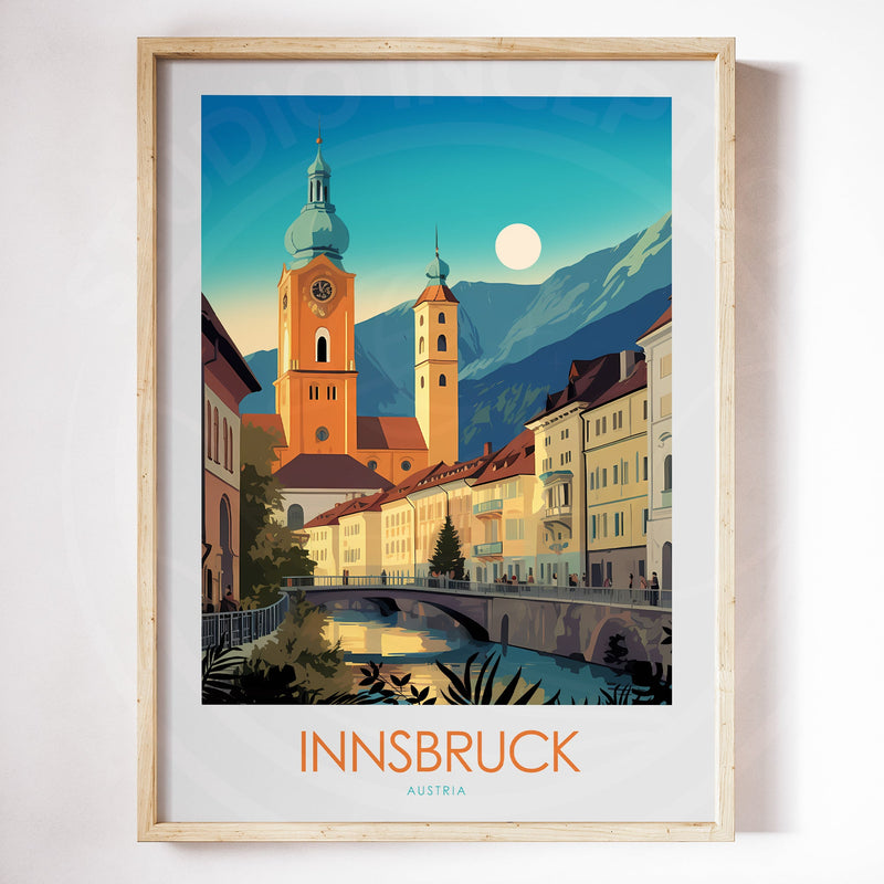 Innsbruck Minimalist Print