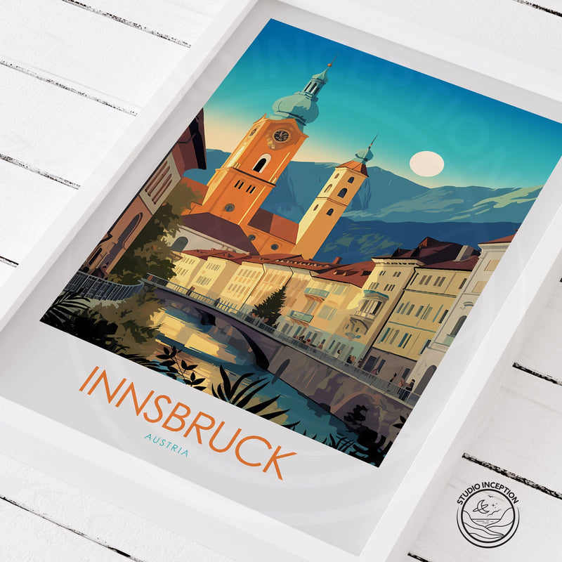 Innsbruck Minimalist Print