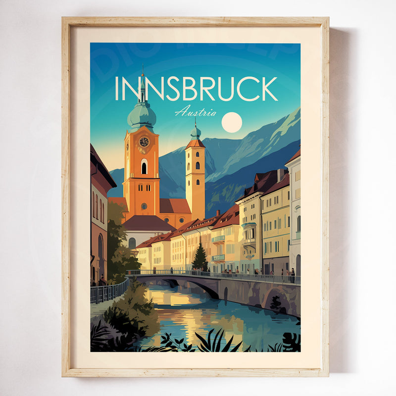 Innsbruck Traditional Style Print