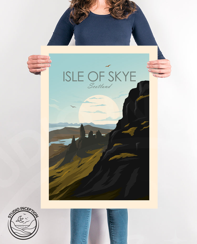 Isle of Skye Traditional Print