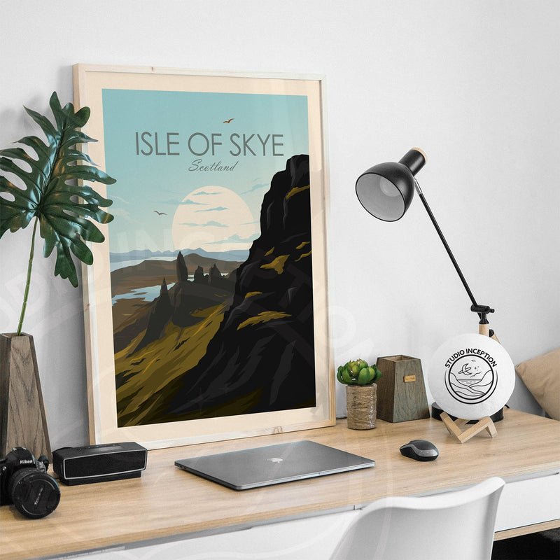 Isle of Skye Traditional Print