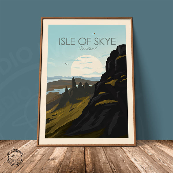 Isle of Skye Traditional Print