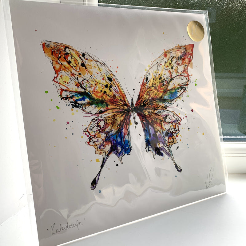 Kaleidoscope - Butterfly Print with Size and Framing Options