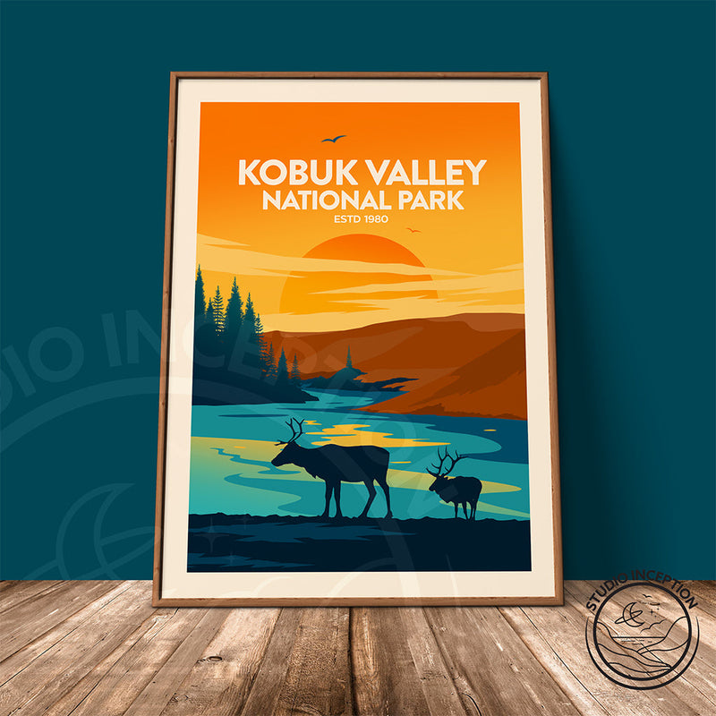 Kobuk Valley National Park Traditional Style Print