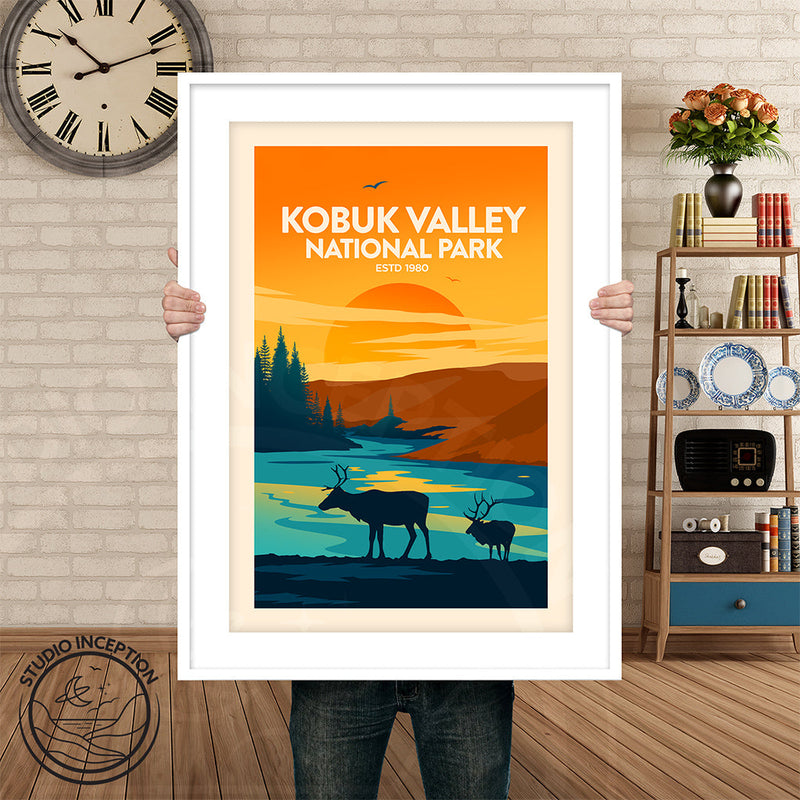 Kobuk Valley National Park Traditional Style Print