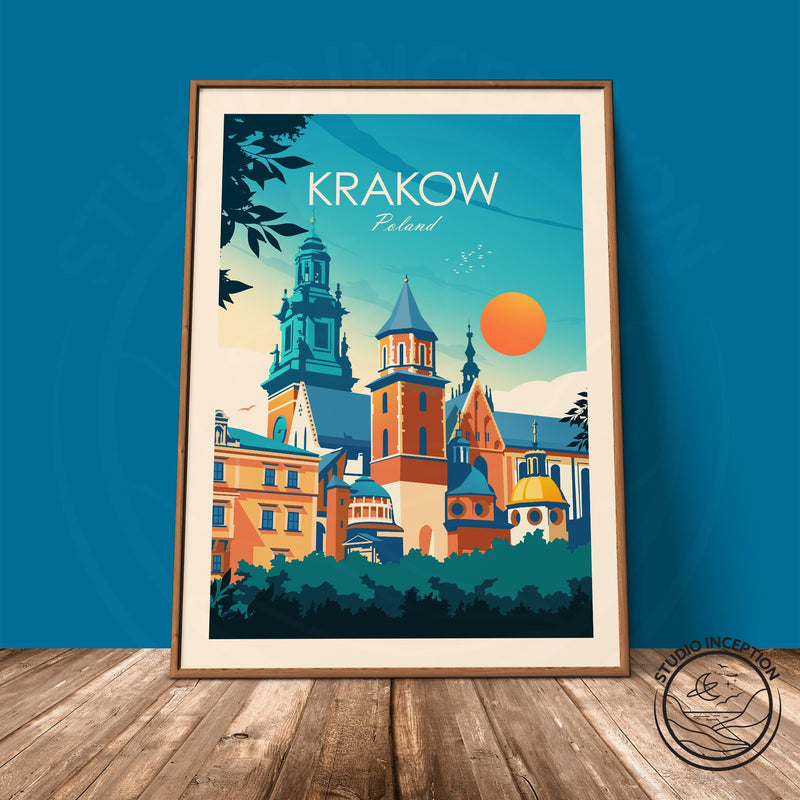 Krakow Traditional Style Print