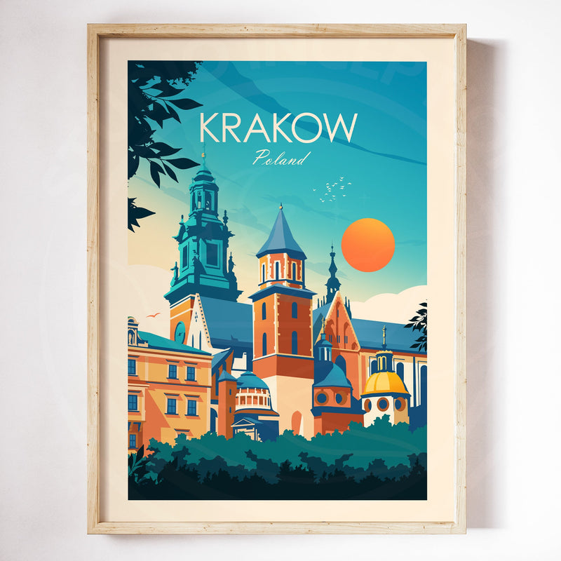 Krakow Traditional Style Print