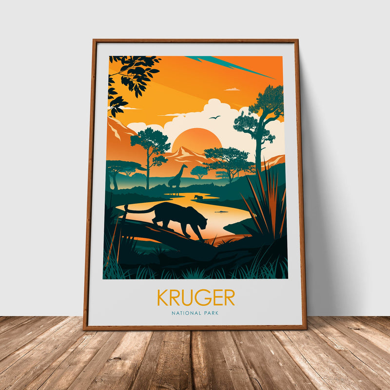 Kruger National Park Minimalist Print