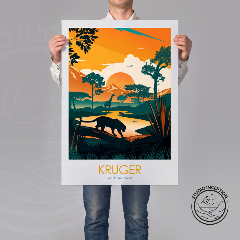 Kruger National Park Minimalist Print