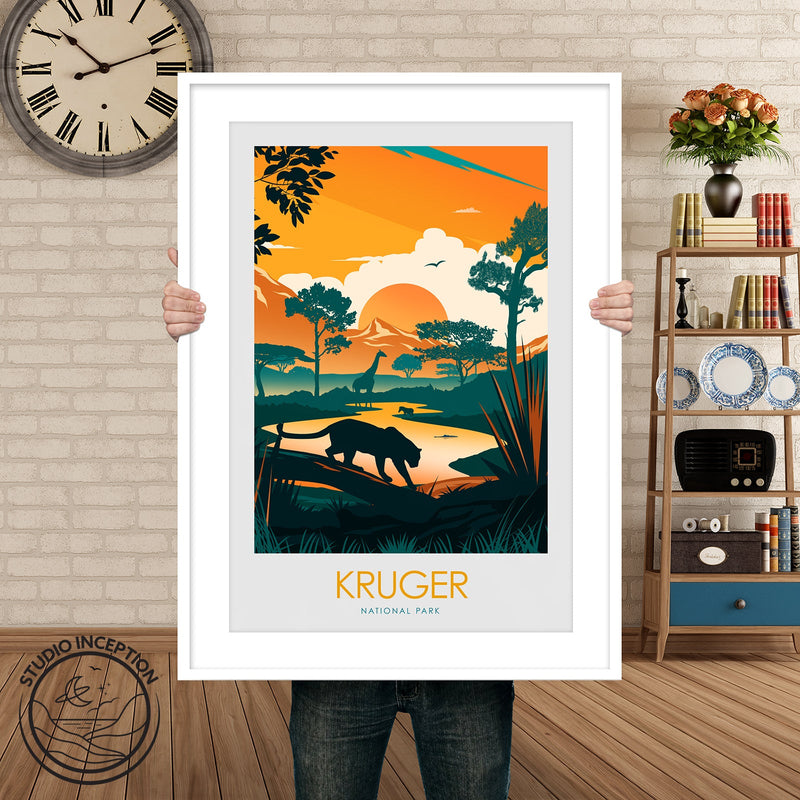 Kruger National Park Minimalist Print