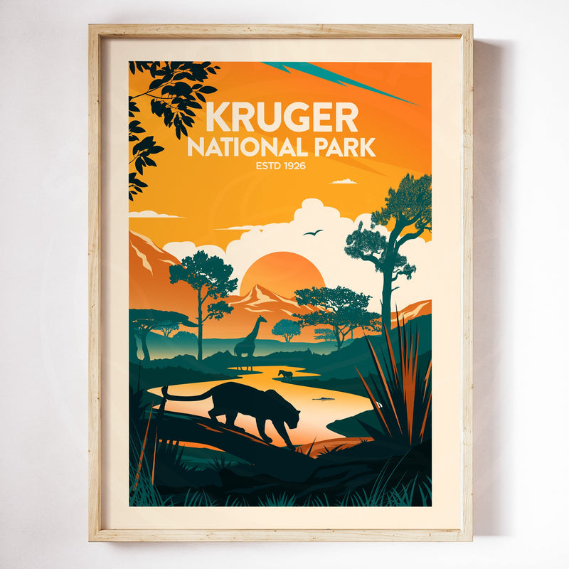 Kruger National Park Traditional Style Print