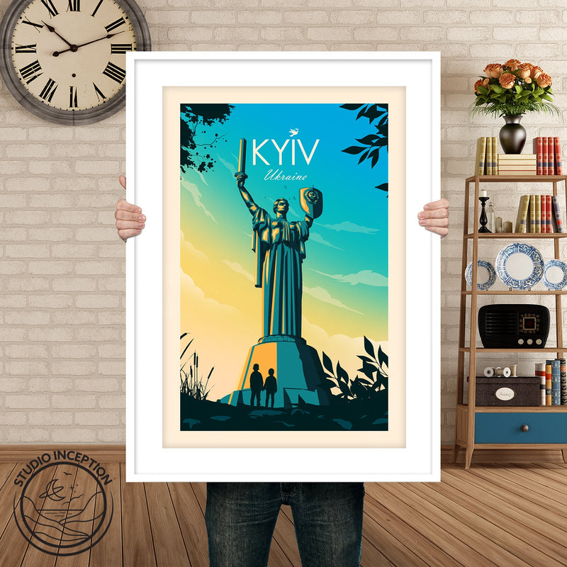 Kyiv Ukraine Traditional Style Print