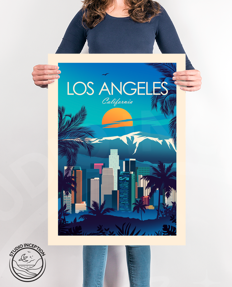 Los Angeles Traditional Style Print