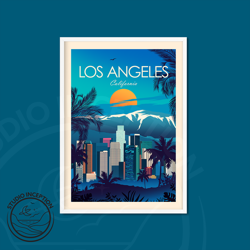 Los Angeles Traditional Style Print