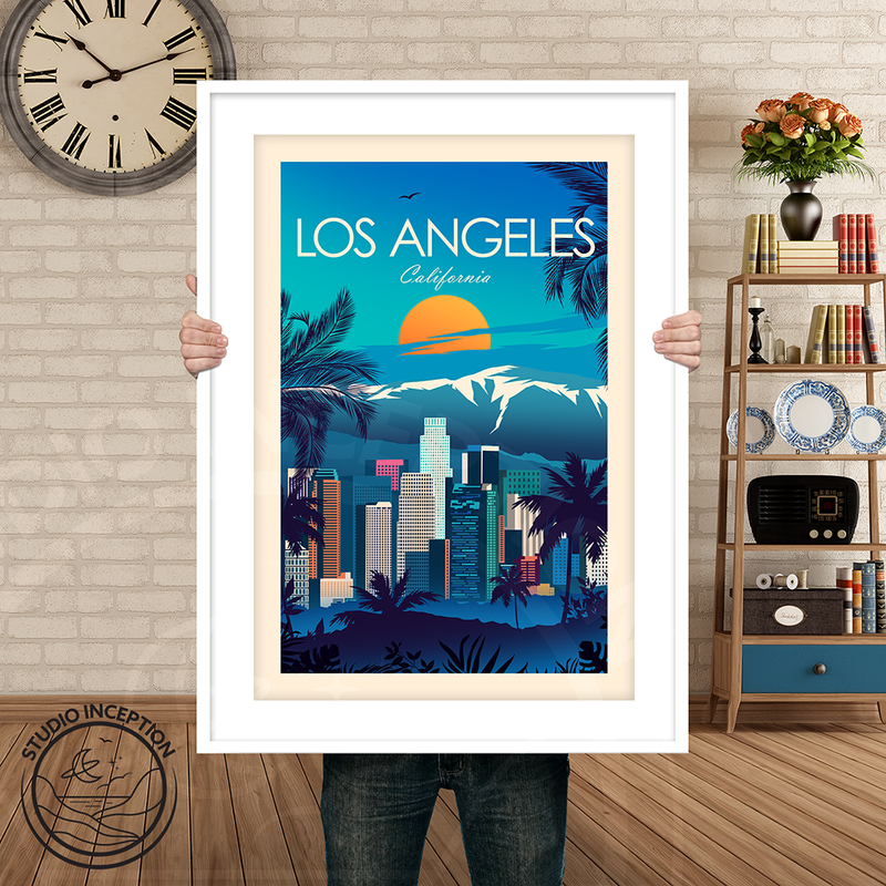 Los Angeles Traditional Style Print