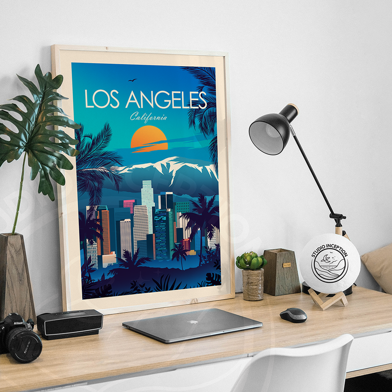Los Angeles Traditional Style Print