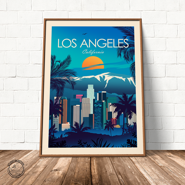 Los Angeles Traditional Style Print
