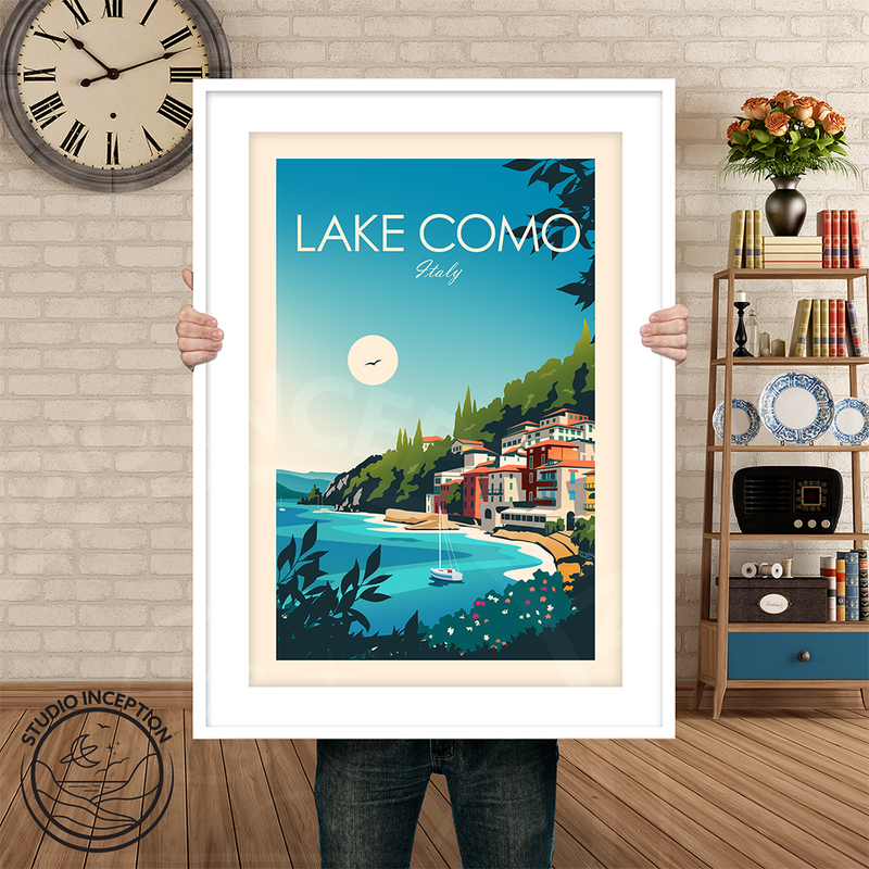 Lake Como Traditional Style Print
